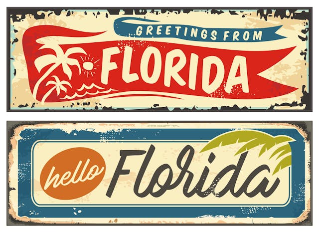 Old-time Florida signs | Image credit: lukeruk stock.adobe.com