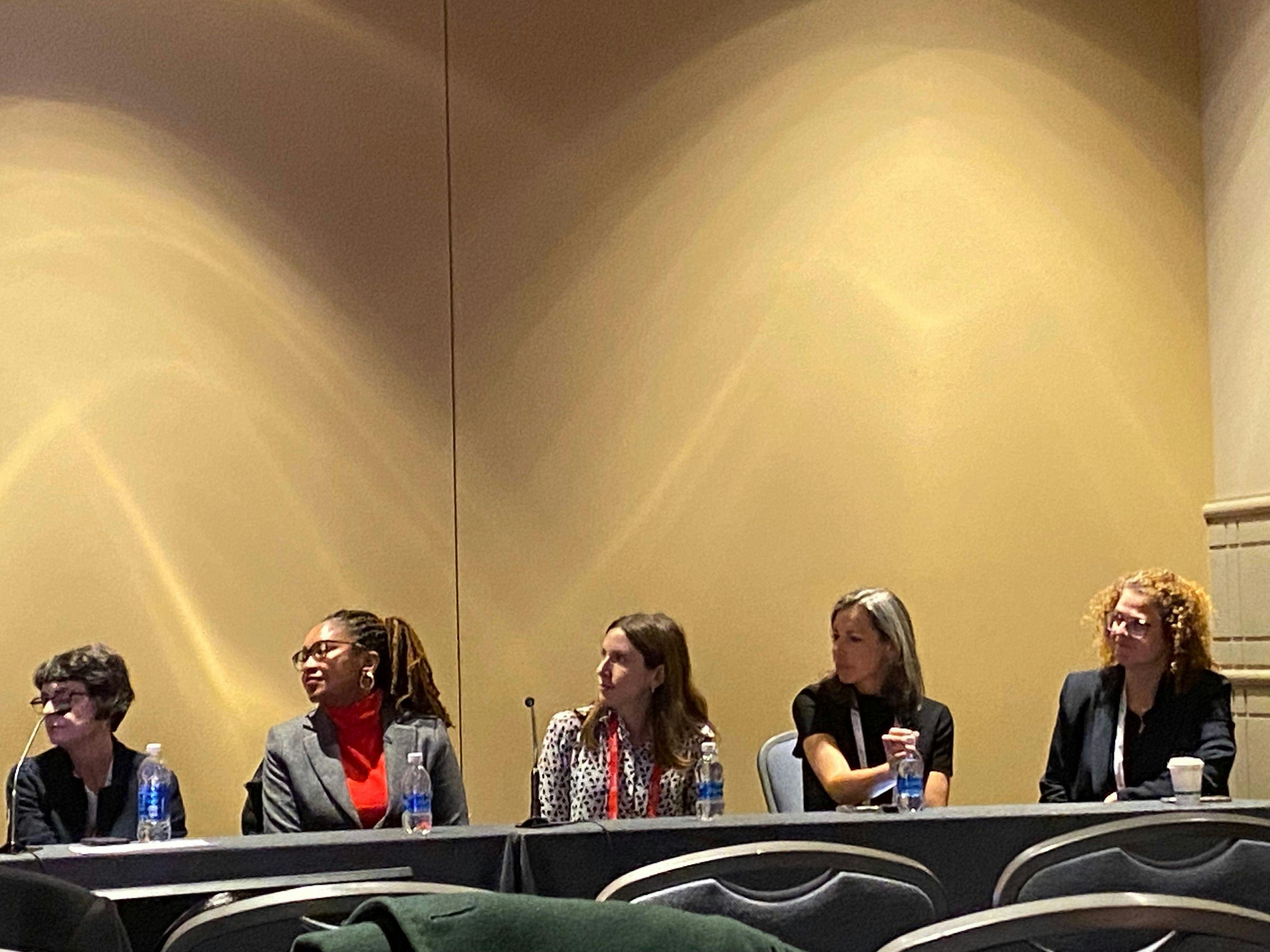 Several researchers discussed the role that stress plays in cardiovascular disease among women during a session at the American Heart Association Scientific Sessions in Philadelphia Saturday. (Photo: Ron Southwick)