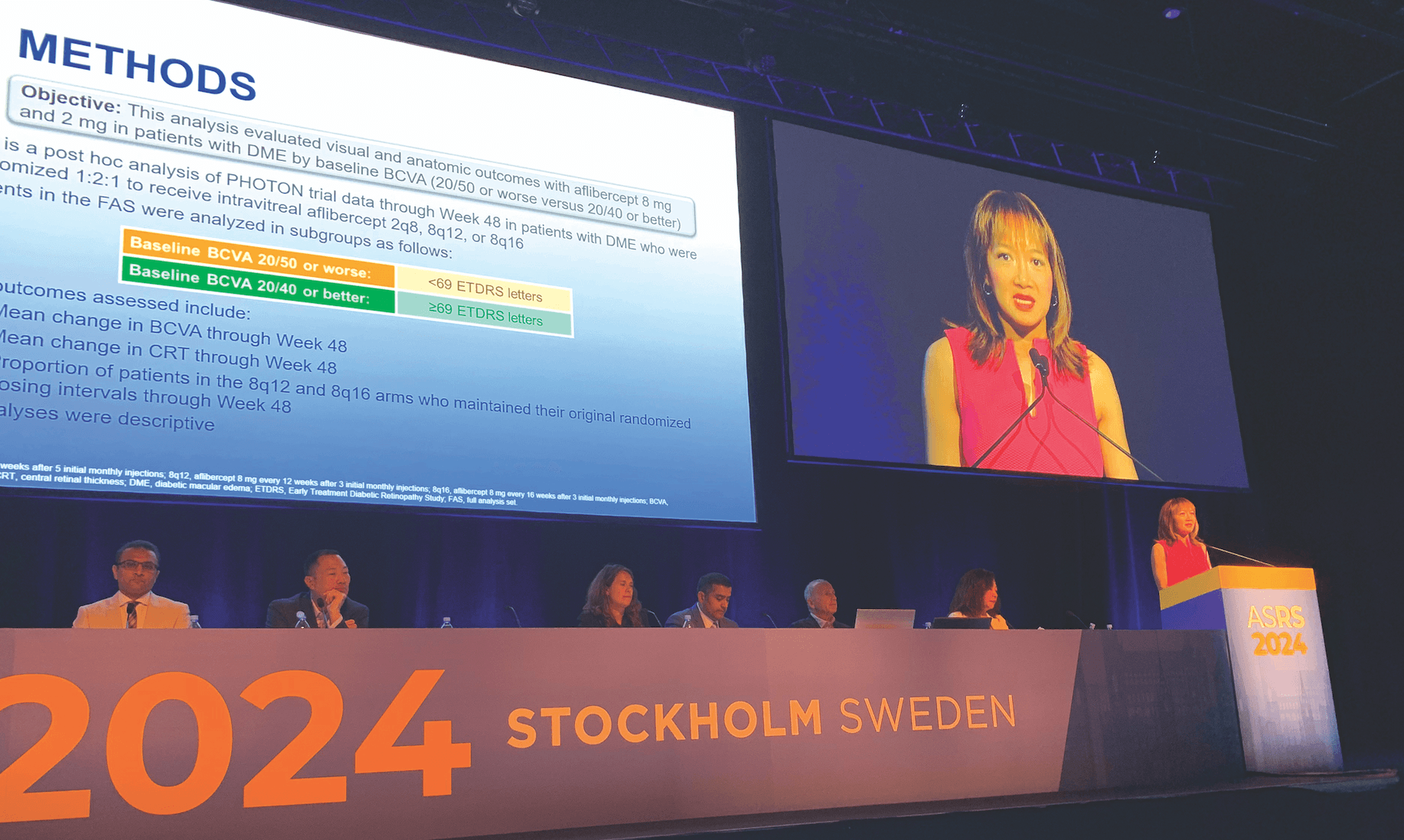 Diana V. Do, M.D., of the Byers Eye Institute at Stanford University, presents findings from the PHOTON study of high-dose Eylea (aflibercept).