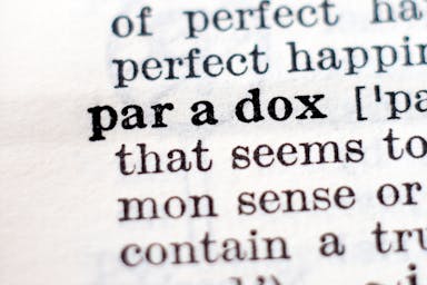 image of the word paradox in the dictionary | Image credit: ©Vitezslav Vylicil stock.adobe.com