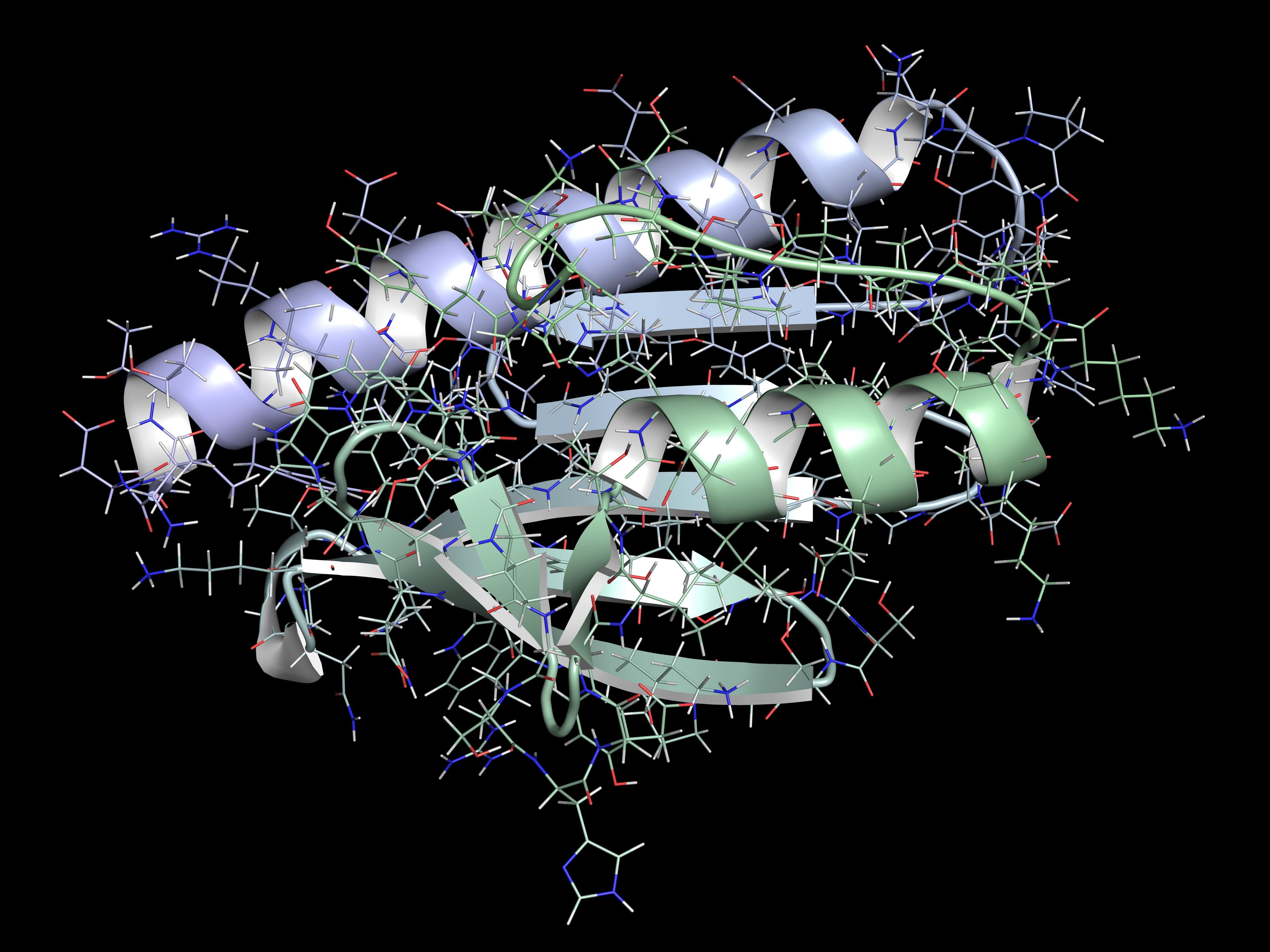 A human mitochondrial protein. Reduced expression causes Friedreich's ataxia. © Studio Molekuul/Wirestock - stock.adobe.com

